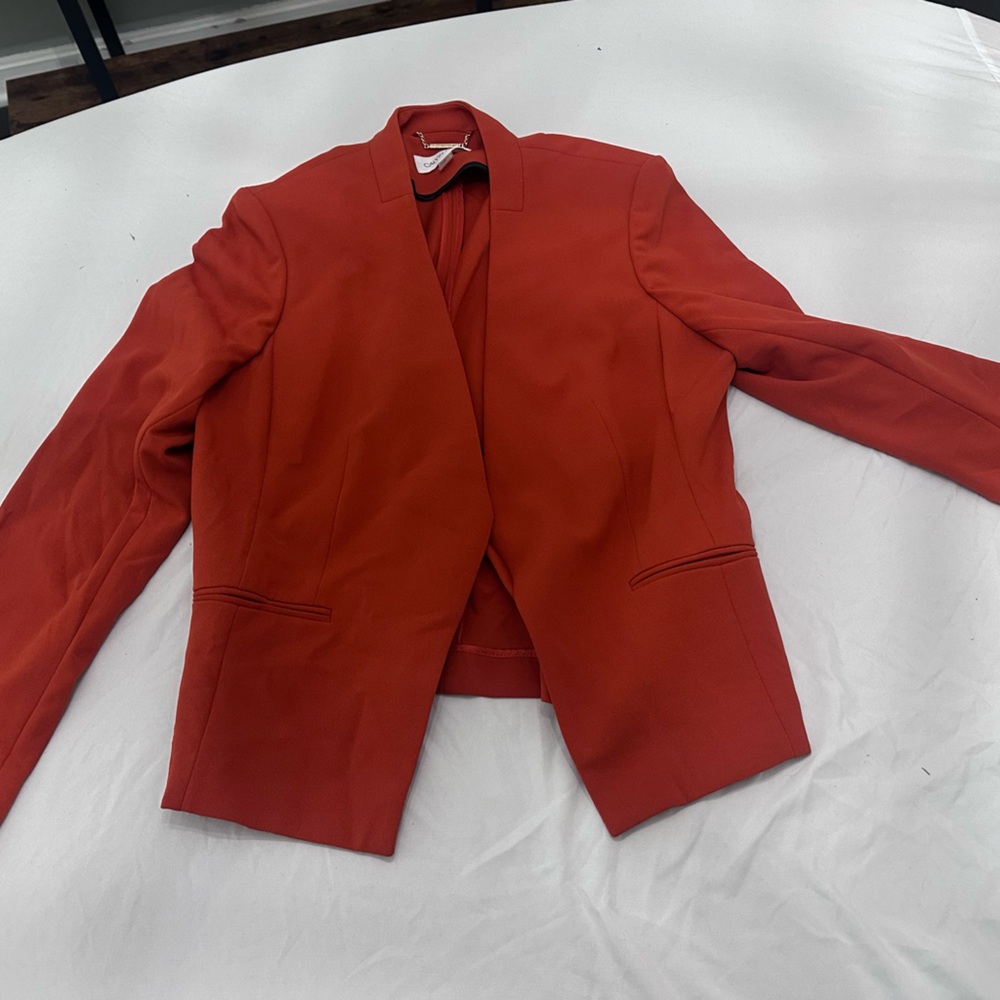 Calvin Klein Vibrant Red Women's Blazer